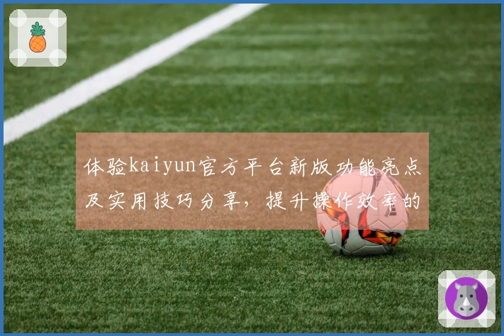 体验kaiyun官方平台新版功能亮点及实用技巧分享，提升操作效率的方法